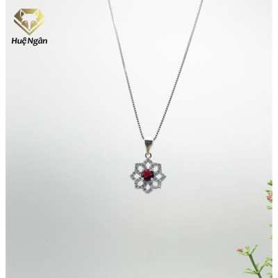 Dây chuyền bạc Ý 925 Huệ Ngân -Hoa đẹp YYDZ142
