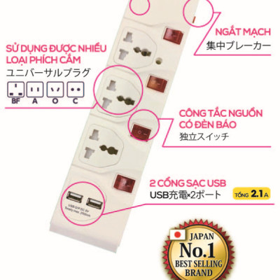 Ổ CẮM ĐIỆN ELPA ESU-VNI33