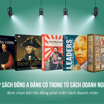 Combo 5 Quyển Sách Đông A Trong Top 100 Quyển Sách Đáng Có Trong Tủ Sách Doanh Nghiệp 2021