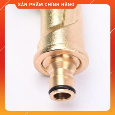 Bộ dây vòi xịt nước ️ , tăng áp 3 lần, loại 3m, 5m 206701-3 đầu đồng,cút nối nhựa vàng+ đai