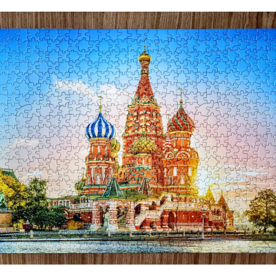 Tranh Xếp Hình Random Cut 750 Mảnh Minh Châu – Phố Cổ Kyoto (40x60cm)