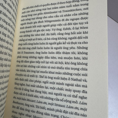 CHÁU TRAI WITTGENSTEIN - Thomas Bernhard – Phan Nhu dịch – Xuất bản Khác 
