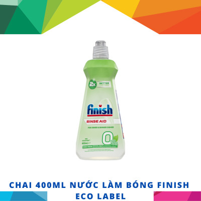 Nước Làm Bóng Chén Bát Finish Rinse & Shine Aid - chai 400ML
