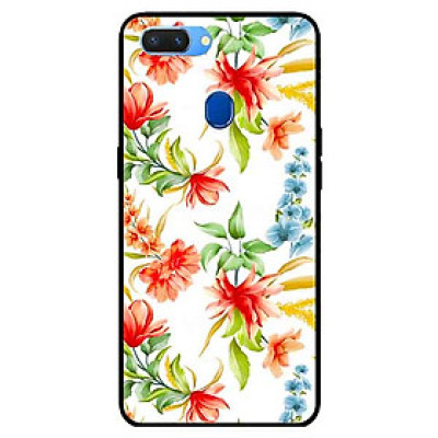 Ốp lưng in cho Realme 2 Mẫu Cành Hoa Lan Đỏ