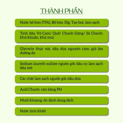 Nước rửa chén hữu cơ Bồ hòn Ecocare tinh dầu Sả Chanh 2000ml