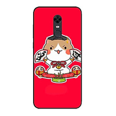 Ốp Lưng in cho Xiaomi Redmi 5 Plus Mẫu Mèo May Mắn 7 - Hàng Chính Hãng