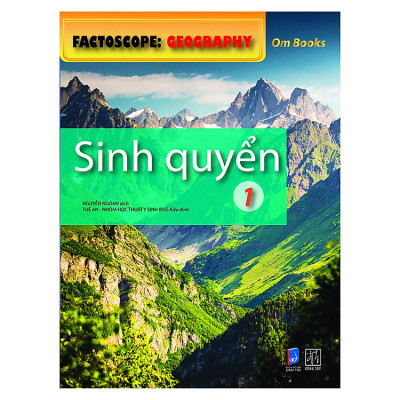 Bộ sách Factoscope: Geography (4 cuốn - tranh màu): Khí quyển + Hải dương học + Sinh quyển 1 + Sinh quyển 2
