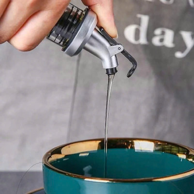 Vòi Rót Dầu Ô Liu, Nước Tương, Nước Mắm, Có Nắp Chặn Tiện Dụng Khi Nấu Ăn, Vòi Rót Rượu Nắp Cao Su Chắc Chắn