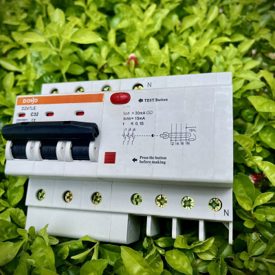 Cầu Dao Chống Giật 3 Pha Dobo Electric Korea (63A - 30mA - 380V) - Trắng