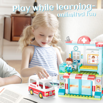 FEELO - 42021 - Lắp Ráp Bệnh Viện (76 Chi Tiết)