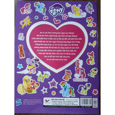 Sách - My Little Pony - Bộ Sưu Tập Đề Can Lấp Lánh 1 - Tân Việt Books
