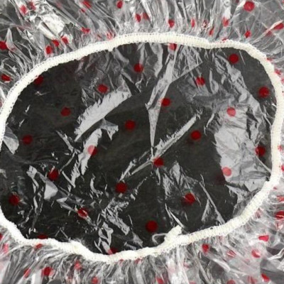 Set 06 mũ tắm trùm đầu chấm bi free size