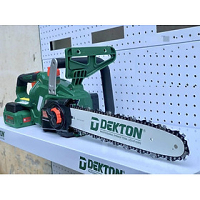COMBO Máy Cưa Xích Pin 42V Dekton M21x2-CS14BL KÈM 2 PIN M21-B6A8C VÀ 2 SẠC M21-S25A  -HÀNG CHÍNH HÃNG