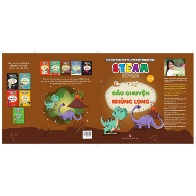Sách - Steam For Kids - Câu Chuyện Khủng Long (6-14 Tuổi)  - NXB Phụ Nữ