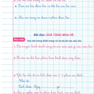 Vở Ô Li Bài Tập Tiếng Việt 5 (Bám Sát SGK Chân Trời Sáng Tạo) (HA)