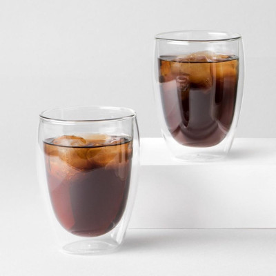 Bộ 2 cốc (ly) thủy tinh 2 lớp Bodum Pavina 4559-10, dung tích 350ml | Hàng chính hãng