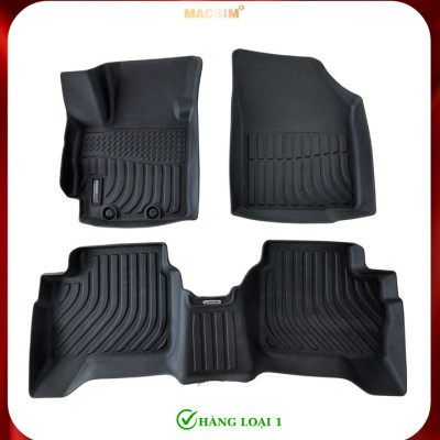 Thảm lót sàn xe ô tô Suzuki Swift 2019-nay (sd) Nhãn hiệu Macsim chất liệu nhựa TPE cao cấp màu đen