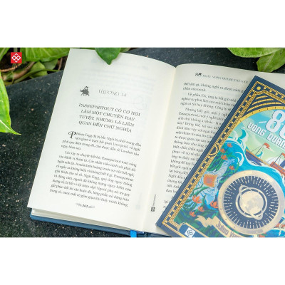 Sách - 80 Ngày Vòng Quanh Thế Giới - Bìa Cứng - Jules Verne - Đinh Tị Books