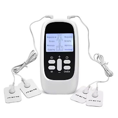 Máy Massage Xung Điện 4 Miếng Dán, 15 Mức Cường Độ, 8 Chế Độ, Giảm Đau Nhức, Tăng Cường Tuần Hoàn Máu Kachi MK46 - Hàng chính hãng