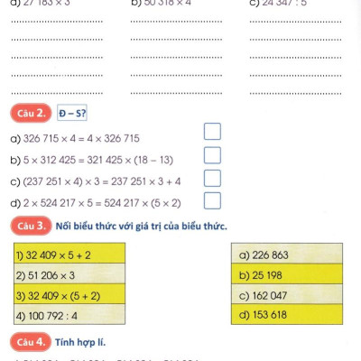 Sách - 45 Đề Ôn Luyện Và Kiểm Tra Toán 4 - Tập 2 (Biên Soạn Theo Chương Trình Giao Dục Phổ Thông Mới)