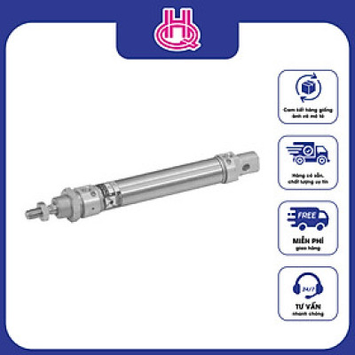 Xi lanh khí nén tròn Bore Ø10 - Stroke 15mm Pneumax - Hàng chính hãng