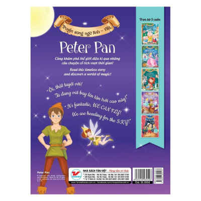 Sách - Truyện Song Ngữ Anh Việt - Peter Pan - Tân Việt Books