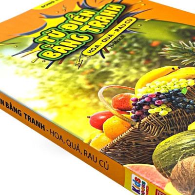 Sách - Từ Điển Bằng Tranh Hoa, Quả, Rau Củ - Việt Thư