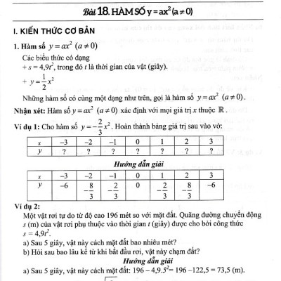 Hướng dẫn học và giải các dạng bài tập toán 9 - Kết nối tri thức - Tập 2