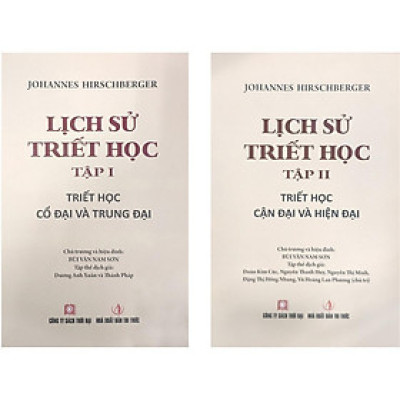 Sách - Lịch Sử Triết Học - Tập 1: Triết Học Cổ Đại Và Trung Đại + Tập 2: Triết Học Cận Đại Và Hiện Đại - Thời Đại
