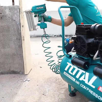 MÁY NÉN KHÍ KHÔNG DẦU 2×600W (2×0.8HP) 50L TOTAL TCS2150502T - HÀNG CHÍNH HÃNG