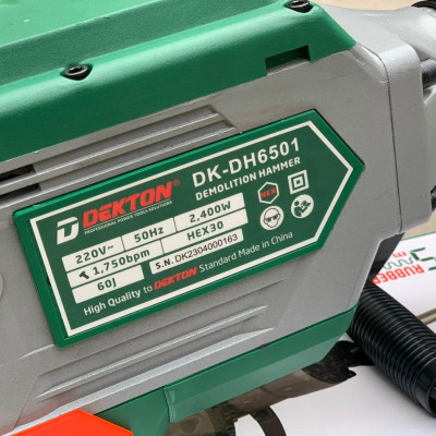 MÁY ĐỤC BÊ TÔNG 2400W DEKTON DK-DH6501 - HÀNG CHÍNH HÃNG