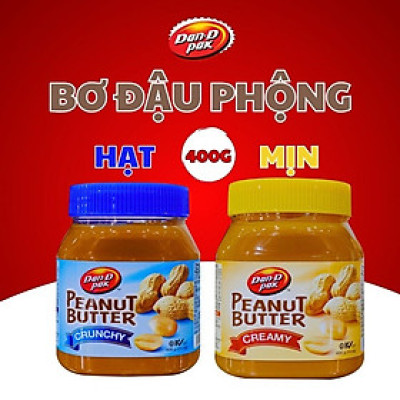 [COMBO BƠ MIX 4 LOẠI HỦ LỚN] Bơ Hạnh Nhân & Điều, Bơ Đậu Phộng Mật Ong, Bơ Hạnh nhân, Bơ Đậu Phộng Mịn/Hạt Dan-D Pak