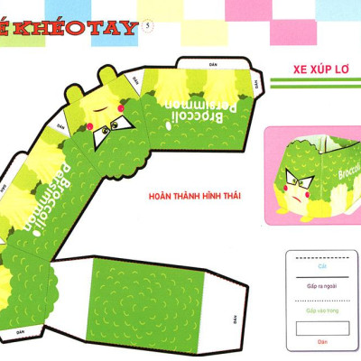 Cắt Và Dán Hình 3D - Bé Khéo Tay
