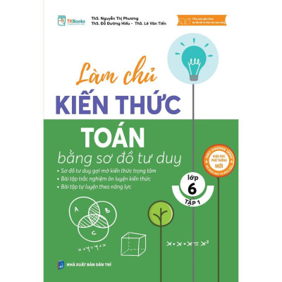 Sách - Làm Chủ Kiến Thức Toán Lớp 6 Bằng Sơ Đồ Tư Duy - Chọn Lẻ 2 Tập - MCBooks