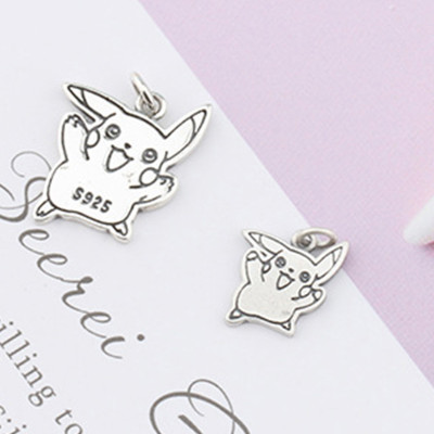 Charm bạc hình Pikachu treo - Ngọc Quý Gemstones
