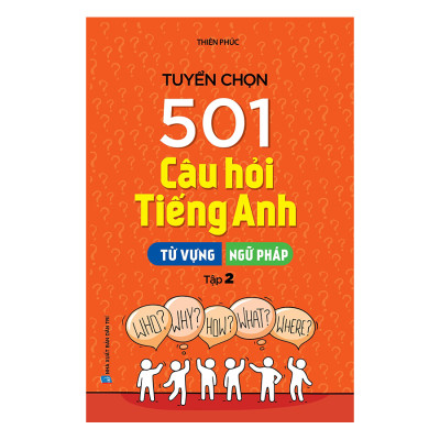 Combo Tuyển Chọn 501 Câu Hỏi Tiếng Anh - Từ Vựng Ngữ Pháp  (Tập 1 + 2)