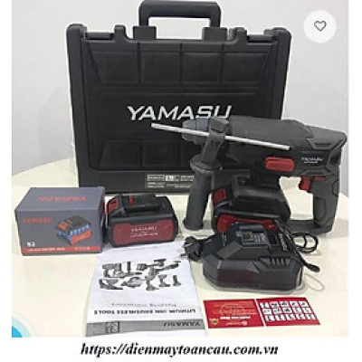 MÁY KHOAN BÊ TÔNG PIN 20V 4000MAH  ( 2 CHỨC NĂNG ) YMS-KP26 YAMASU - HÀNG CHÍNH HÃNG