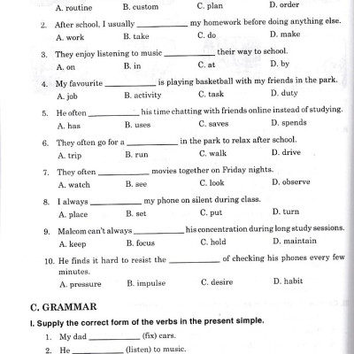 Bài tập tiếng anh 7 - Friends Plus - Chân trời sáng tạo (Student Book)