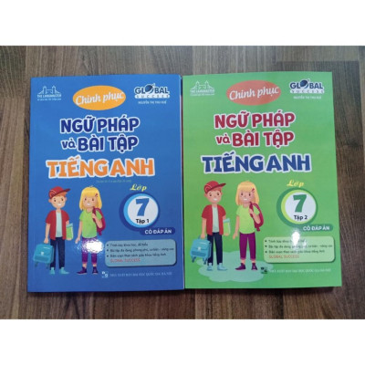 Sách - Combo 2c - GLOBAL SUCESS - Chinh phục ngữ pháp và bài tập tiếng anh lớp 7