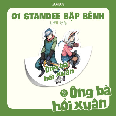 Ông Bà Hồi Xuân - Tập 2 - Tặng Kèm 2 Character Card + 1 Standee Bập Bênh Lắc Lư
