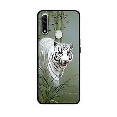 Ốp Lưng in cho Oppo A8 Mẫu Nền Hổ Mẫu 4 - Hàng Chính Hãng