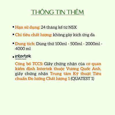 Nước rửa chén hữu cơ Bồ hòn Ecocare tinh dầu Quế 2000ml 