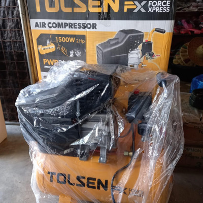 MÁY NÉN KHÍ CÓ DẦU 24L 1.500W TOLSEN 73125 - HÀNG CHÍNH HÃNG