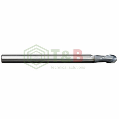 Dao Phay Cầu R0.85x2.5x50L Union Tool CSEB2010-0250,Dao phay ngón gia công trước nhiệt, đồng, nhôm