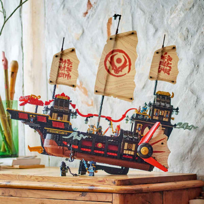 LEGO NINJAGO 71848 Đồ Chơi Lắp Ráp Thuyền Phiêu Lưu Ninjago (2387 chi tiết)