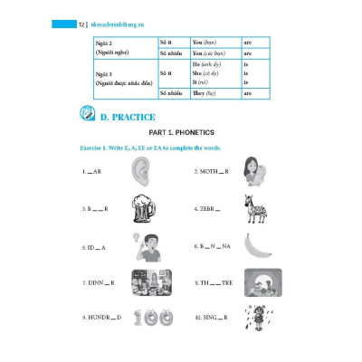 Sách - Global Success - Bài Tập Tiếng Anh Lớp 4 - Không Đáp Án - Minh Thắng