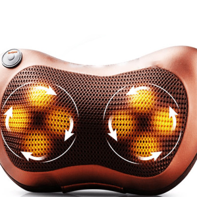 Gối Massage Hồng Ngoại 8 Bi Nhật Bản Có Đảo Chiều- Nâng Cao Sức Khoẻ- Kèm Đầu Cắm Sạc Trên Oto- Hàng Chính Hãng MINIIN