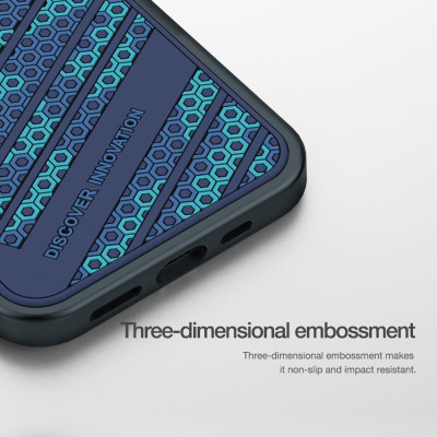 Ốp lưng chống sốc cho iPhone 13 họa tiết mặt lưng 3D hiệu Nillkin Striker (chống sốc cực tốt, họa tiết màu 3D cá tính) - hàng nhập khẩu