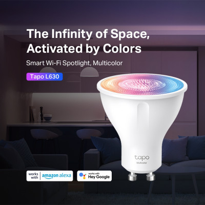 Bóng đèn WIFI thông minh TP-Link Tapo L630 | Công suất 3.7W | Điều khiển bằng giọng nói | Cài đặt lịch | Điều khiể từ xa | Bảo hành 2 năm | Hàng Chính Hãng