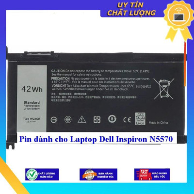 Pin dùng cho Laptop Dell Inspiron N5570 - Hàng Nhập Khẩu New Seal
